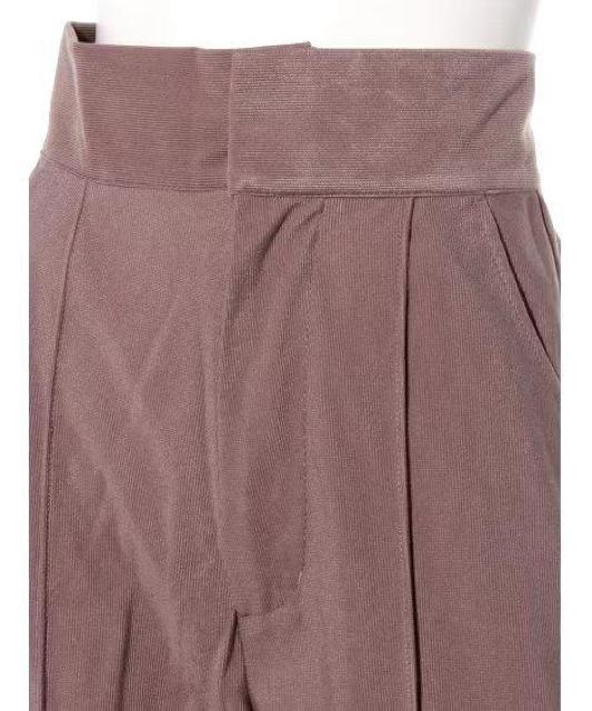 ★Ray Cassinレイカズン☆大人渋可愛いグレイッシュスモーキーピンク薄手コーデュロイお洒落センタータック♪ロングワイドパンツ < 女性ファッション  ★Ray Cassinレイカズン☆大人渋可愛いグレイッシュスモーキーピンク薄手コーデュロイお洒落センタータック♪ロングワイドパンツ < 女性ファッションの