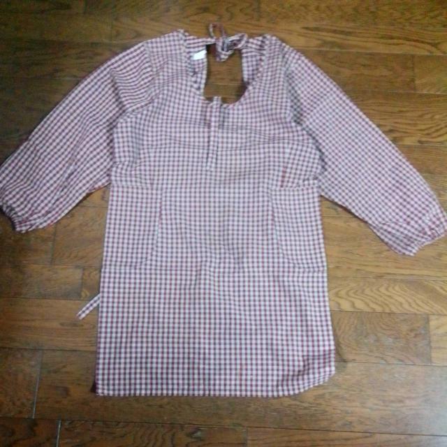 割烹着 チェック 肩幅36袖丈48着丈78cm < インテリア/ライフ 割烹着 チェック 肩幅36袖丈48着丈78cm < インテリア/ライフの