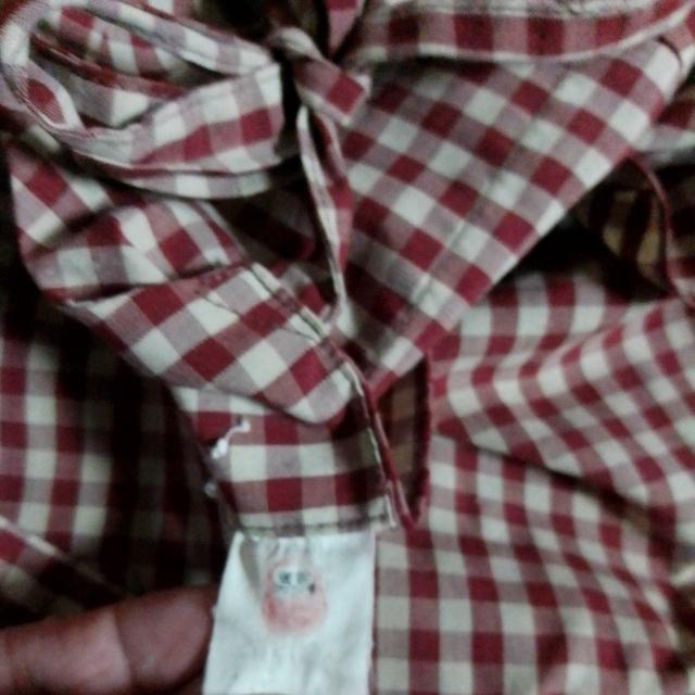 割烹着 チェック 肩幅36袖丈48着丈78cm < インテリア/ライフ 割烹着 チェック 肩幅36袖丈48着丈78cm < インテリア/ライフの