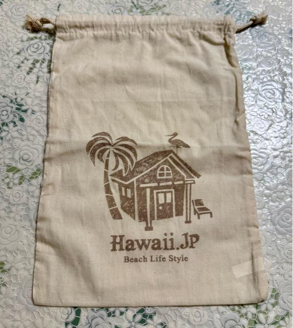 Hawaii.JP コットン巾着袋 新品未使用 < 女性ファッション  Hawaii.JP コットン巾着袋 新品未使用  < 女性ファッションの