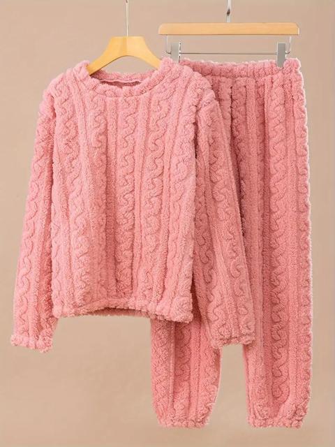 超お買い得1890円★暖かい裏起毛で秋冬に最適な、女性用パジャマです。柔らかなスウェット素材 厚手の生地 フリーサイズ ピンク < 女性ファッション  超お買い得1890円★暖かい裏起毛で秋冬に最適な、女性用パジャマです。柔らかなスウェット素材 厚手の生地 フリーサイズ ピンク < 女性ファッションの