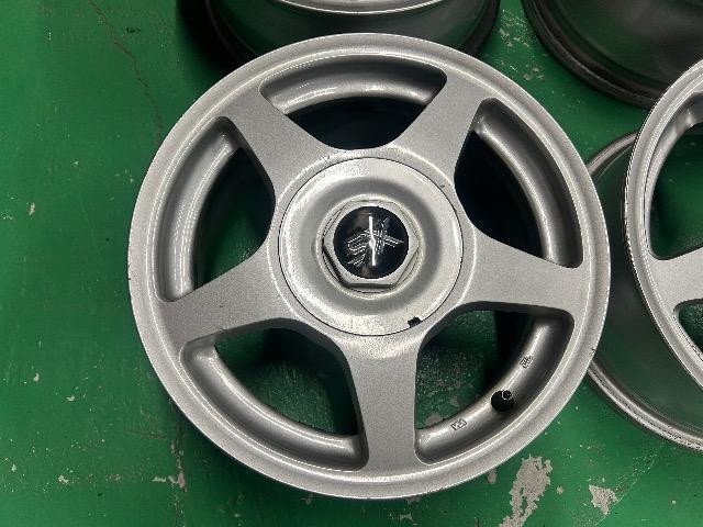 0092429)激安社外マルチ5本スポーク型アルミホイール4本セット14インチ6J+38コンパクトカーサイズ送料無料 < 自動車/バイク 0092429)激安社外マルチ5本スポーク型アルミホイール4本セット14インチ6J+38コンパクトカーサイズ送料無料 < 自動車/バイク