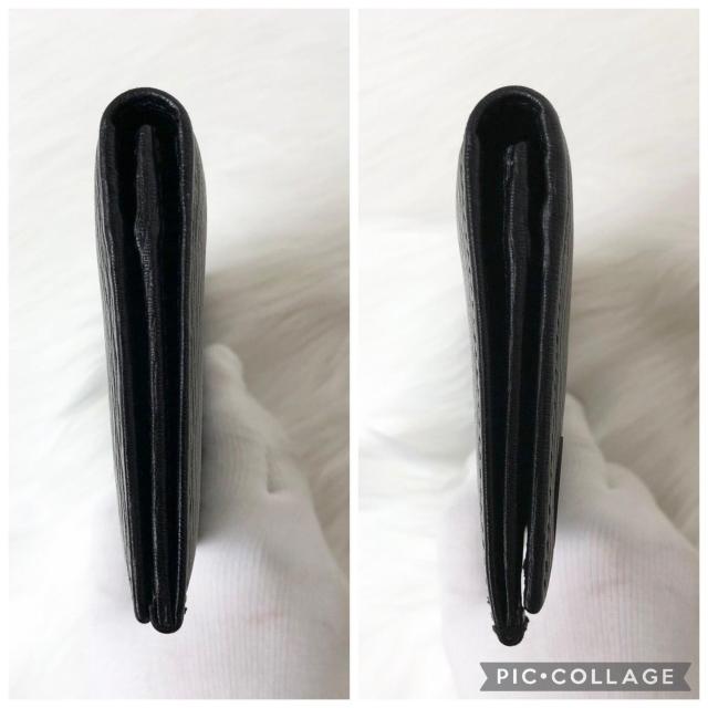 【未使用級】Salvatore Ferragamo フェラガモ 長財布 二つ折り財布 フラップ ウォレット ブラック レザー < ブランド 【未使用級】Salvatore Ferragamo フェラガモ 長財布 二つ折り財布 フラップ ウォレット ブラック レザー < ブランドの