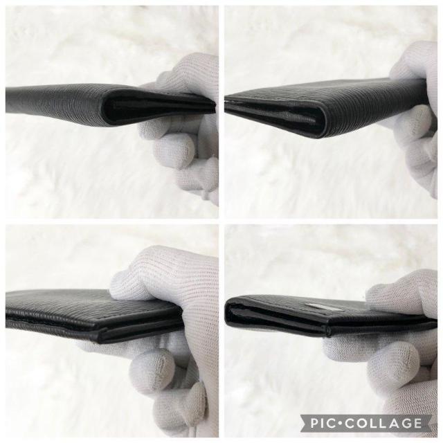 【未使用級】Salvatore Ferragamo フェラガモ 長財布 二つ折り財布 フラップ ウォレット ブラック レザー < ブランド 【未使用級】Salvatore Ferragamo フェラガモ 長財布 二つ折り財布 フラップ ウォレット ブラック レザー < ブランドの