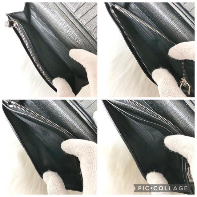 【未使用級】Salvatore Ferragamo フェラガモ 長財布 二つ折り財布 フラップ ウォレット ブラック レザー < ブランド 【未使用級】Salvatore Ferragamo フェラガモ 長財布 二つ折り財布 フラップ ウォレット ブラック レザー < ブランドの