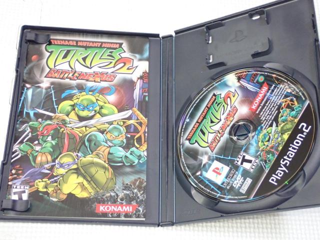 PS2��TEENAGE MUTANT NINJA TURTLES 2 BATTLENEXUS �C�O�� �k�Ĕ� �� �Q�[���{��/�\�t�g�� 