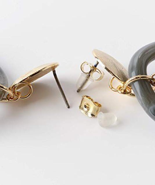 小顔効果●定価1,836円【新品】ビッグユガミパーツピアス●SMELLYスメリー●オレンジ●ビッグピアス 大振り < ブランド  小顔効果●定価1,836円【新品】ビッグユガミパーツピアス●SMELLYスメリー●オレンジ●ビッグピアス 大振り < ブランドの