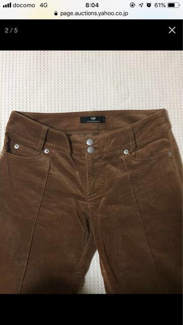 39.ビバユー☆センタープレスブーツカットパンツ☆スエード☆茶 < 女性ファッション  39.ビバユー☆センタープレスブーツカットパンツ☆スエード☆茶 < 女性ファッションの