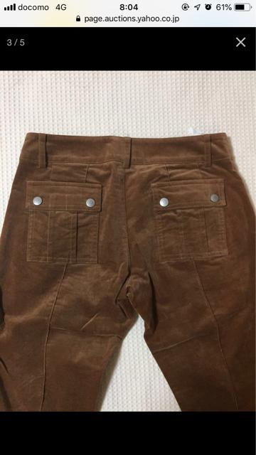 39.ビバユー☆センタープレスブーツカットパンツ☆スエード☆茶 < 女性ファッション  39.ビバユー☆センタープレスブーツカットパンツ☆スエード☆茶 < 女性ファッションの