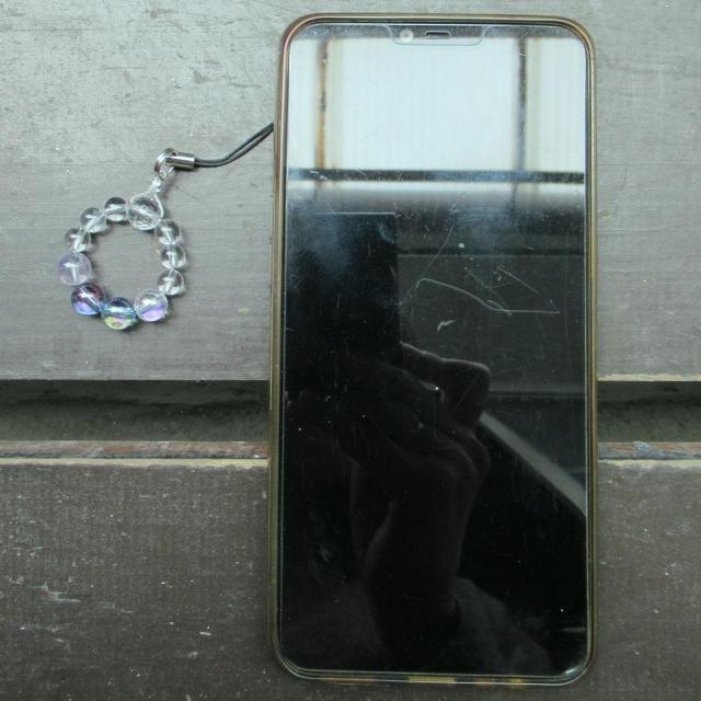 アクアオーラxコスモオーラxアメジストオーラストラップ 天然石 パワーストーン < 家電/AV アクアオーラxコスモオーラxアメジストオーラストラップ 天然石 パワーストーン < 家電/AVの