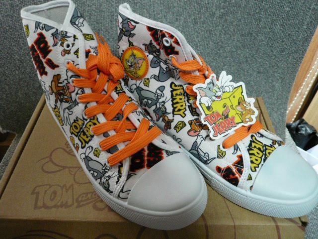 トムとジェリー「ハイカットスニーカー」L20 < 男性ファッション トムとジェリー「ハイカットスニーカー」L20 < 男性ファッションの