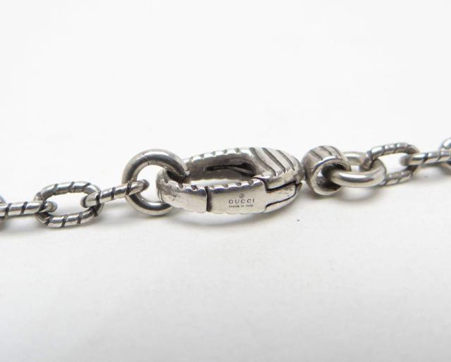GUCCI グッチ 455307 インターロッキングG ペンダント ネックレス SV925 シルバー<USED>【送料無料】 < ブランド  GUCCI グッチ 455307 インターロッキングG ペンダント ネックレス SV925 シルバー<USED>【送料無料】 < ブランドの
