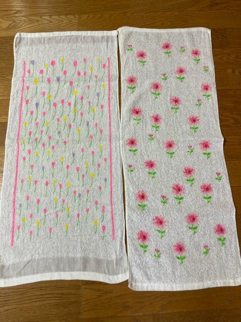 1570.未使用☆レトロタオル☆2枚 < インテリア/ライフ  1570.未使用☆レトロタオル☆2枚 < インテリア/ライフの