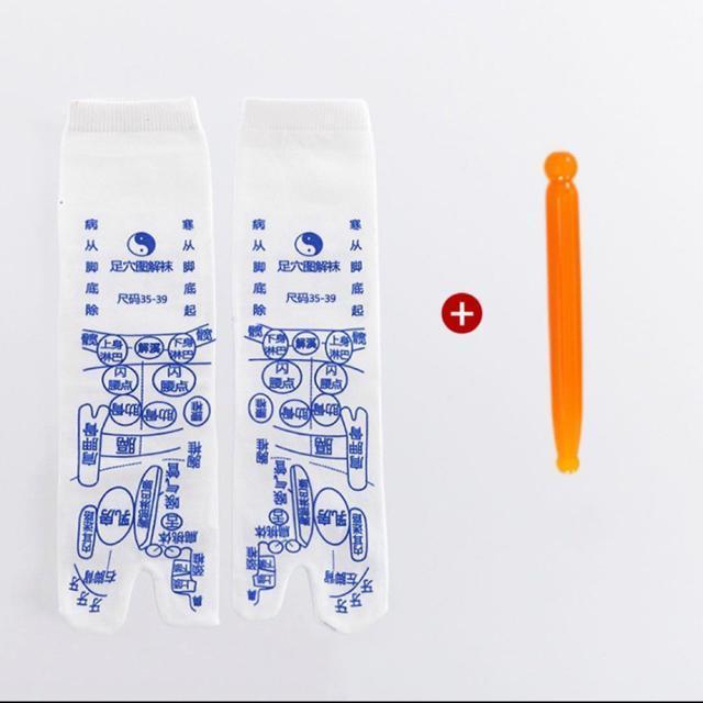 足つぼ ガイド 靴下 ツボ押し 22.5cm~24.5cm レディース 新品 < 女性ファッション  足つぼ ガイド 靴下 ツボ押し 22.5cm~24.5cm レディース 新品 < 女性ファッションの