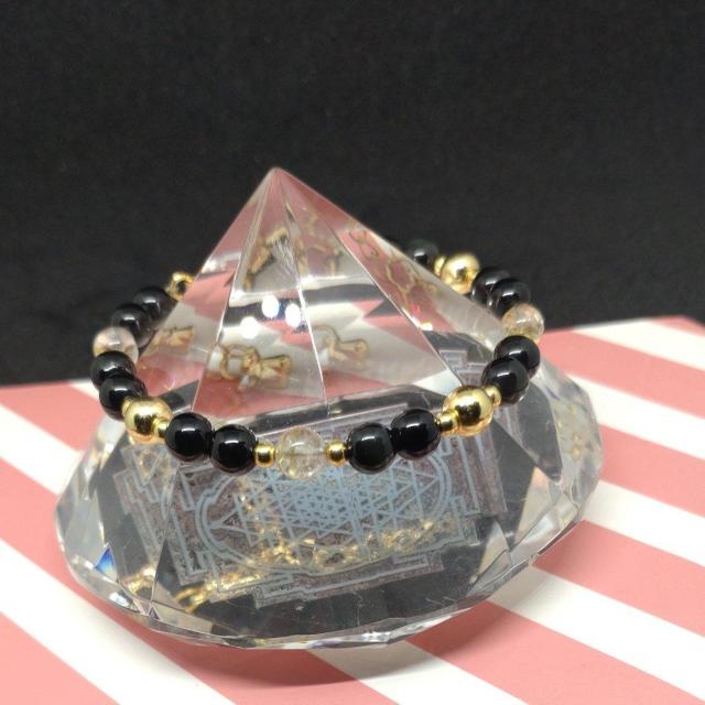 金運タイチンルチル&レインボーオブシディアンStainless sizefreee < 女性アクセサリー/時計 金運タイチンルチル&レインボーオブシディアンStainless sizefreee < 女性アクセサリー/時計の