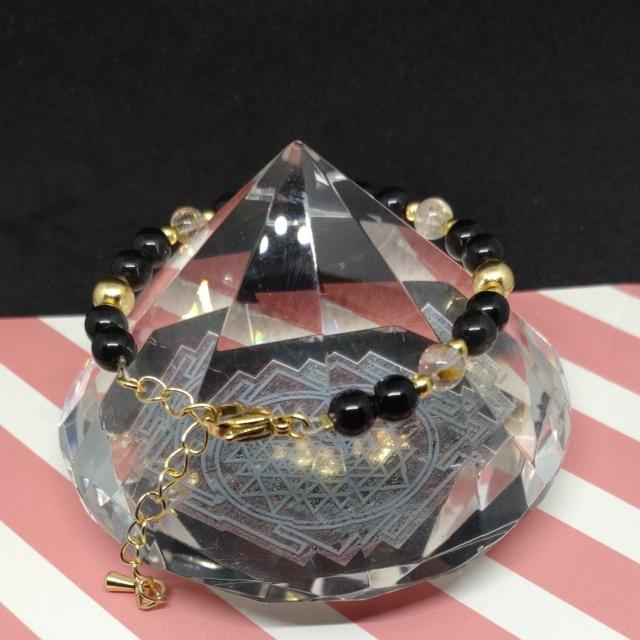 金運タイチンルチル&レインボーオブシディアンStainless sizefreee < 女性アクセサリー/時計 金運タイチンルチル&レインボーオブシディアンStainless sizefreee < 女性アクセサリー/時計の