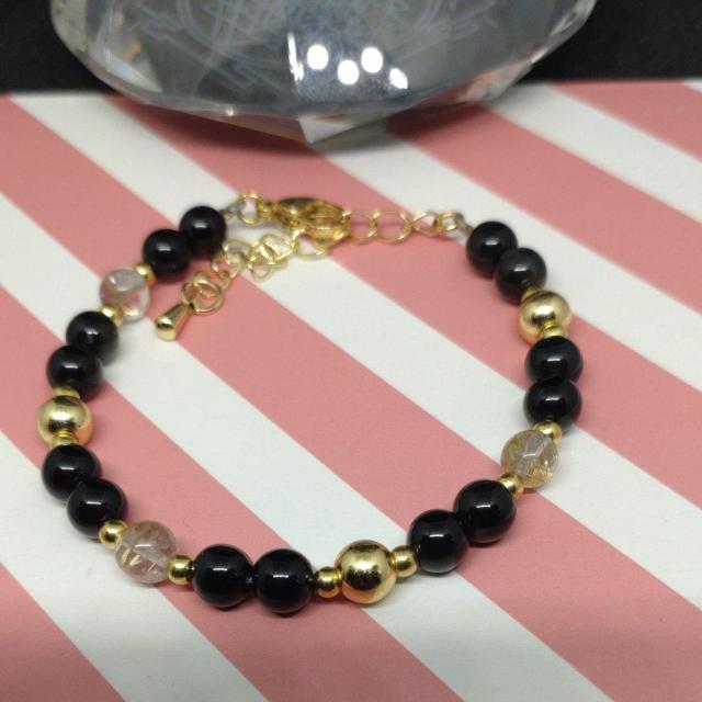 金運タイチンルチル&レインボーオブシディアンStainless sizefreee < 女性アクセサリー/時計 金運タイチンルチル&レインボーオブシディアンStainless sizefreee < 女性アクセサリー/時計の