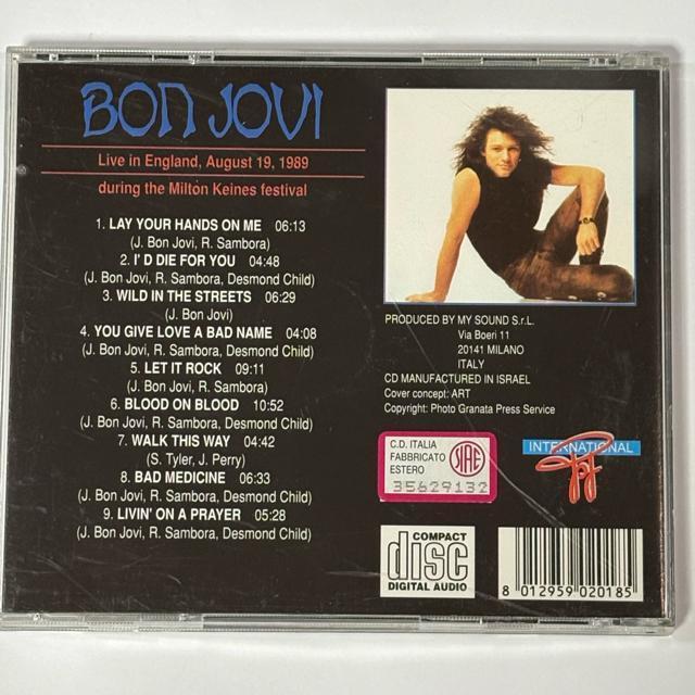 Bon Jovi / Live In England 1989 �� �^�����g�O�b�Y�� 