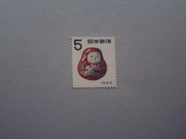 【未使用】年賀切手 昭和30年用 加賀起き上がり 1枚 < ホビー  【未使用】年賀切手 昭和30年用 加賀起き上がり 1枚  < ホビーの