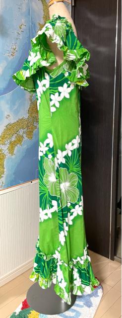 ハンドメイド ハワイアンドレス Lサイズ 一度使用 美品 < 女性ファッション  ハンドメイド ハワイアンドレス Lサイズ 一度使用 美品 < 女性ファッションの