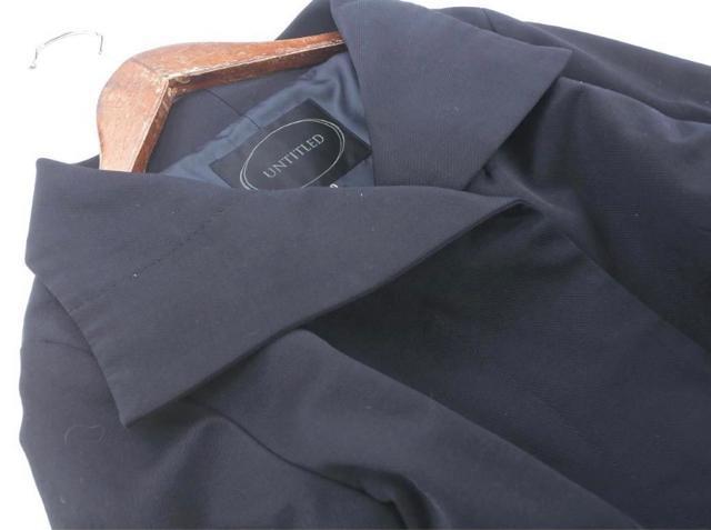 美品☆UNTITLED(アンタイトル)ウエストベルト付きステンカラーコート☆ < ブランド 美品☆UNTITLED(アンタイトル)ウエストベルト付きステンカラーコート☆ < ブランドの