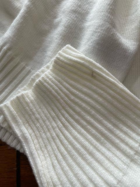 【セレクト】DAZY◆ホワイト◆シャーリングデザイン上質ニットトップス < 女性ファッション  【セレクト】DAZY◆ホワイト◆シャーリングデザイン上質ニットトップス < 女性ファッションの