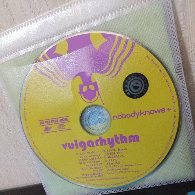 nobodyknows+wvulgarhythmxJUJU qGR X  CD/DVD/rfI 