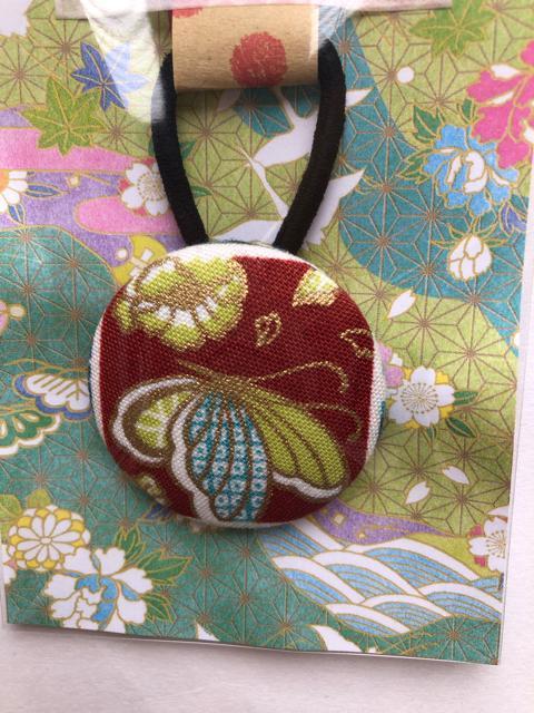 ハンドメイド ヘアゴム 特大 くるみボタン 和柄 < 女性ファッション  ハンドメイド ヘアゴム 特大 くるみボタン 和柄 < 女性ファッションの