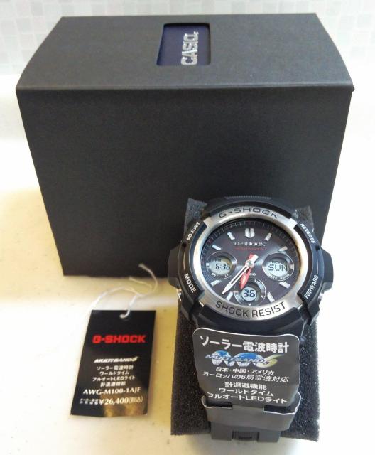 CASIO JVI G-SHOCK G-VbN AWG-M100-1AJF E6ǑΉ dg ՌU^ ^t\[[   jANZT[/v 