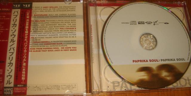 Paprika Soul pvJE\E 2CD Album lC   CD/DVD/rfI 