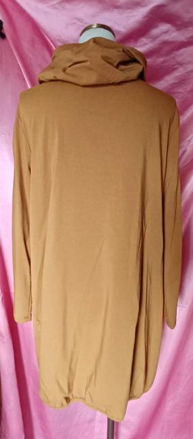 ★ビッグでかファスナー☆お洒落可愛い♪明るいカラシ色マスタード映えカラー☆薄手ストレッチゆったり楽チン♪長袖ロングコート < 女性ファッション ★ビッグでかファスナー☆お洒落可愛い♪明るいカラシ色マスタード映えカラー☆薄手ストレッチゆったり楽チン♪長袖ロングコート < 女性ファッションの