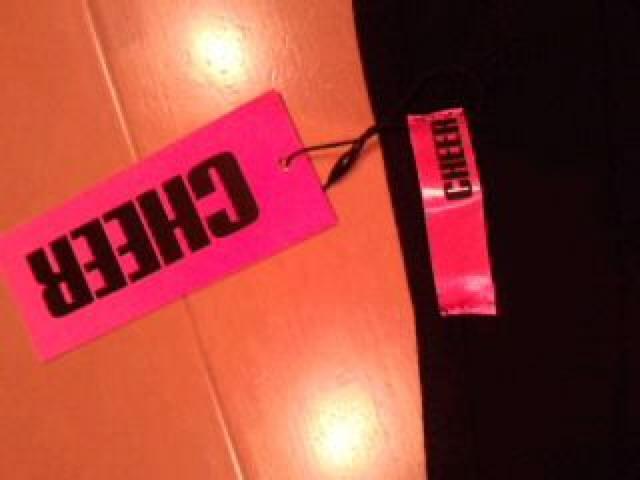 ★CHEER超カワデカレインボーロゴチュニカットソー★BK★ < ブランド  ★CHEER超カワデカレインボーロゴチュニカットソー★BK★ < ブランドの