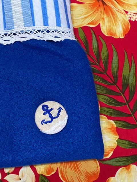 たみふる☆ハンドメイド☆マリン☆手提げミニbag☆ポーチ付☆ < 女性ファッション  たみふる☆ハンドメイド☆マリン☆手提げミニbag☆ポーチ付☆ < 女性ファッションの