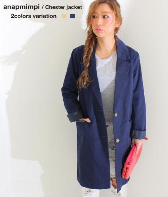 新品☆anap mimpi(アナップミンピ)チェスターコート☆ < ブランド 新品☆anap mimpi(アナップミンピ)チェスターコート☆ < ブランドの