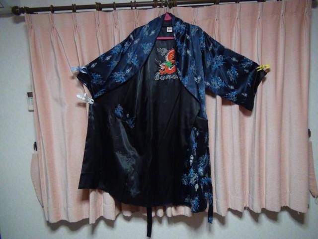 ROSEのガウンメンズ用(XL)ネイビー!。 < 男性ファッション  ROSEのガウンメンズ用(XL)ネイビー!。 < 男性ファッションの