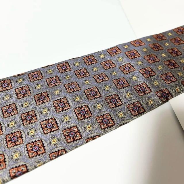美品 Versace ヴェルサーチ ネクタイ 花 デザイン柄 シルク < ブランド  美品 Versace ヴェルサーチ ネクタイ 花 デザイン柄 シルク < ブランドの