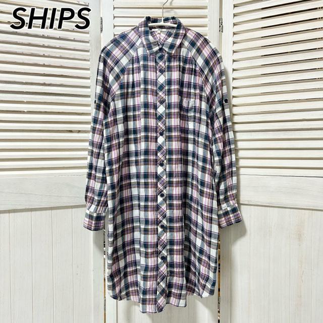 ships シップス チェック ワンピース S < ブランド  ships シップス チェック ワンピース S  < ブランドの