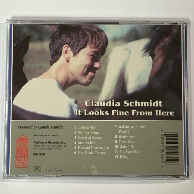 Claudia Schmidt / It Looks Fine from Here < CD/DVD/ビデオ  Claudia Schmidt / It Looks Fine from Here < CD/DVD/ビデオの
