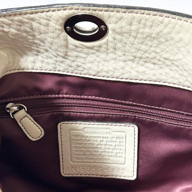 COACH コーチ ショルダーバッグ バッグ 8A43 レザー アイボリー ホワイト オールドコーチ < ブランド COACH コーチ ショルダーバッグ バッグ 8A43 レザー アイボリー ホワイト オールドコーチ < ブランドの