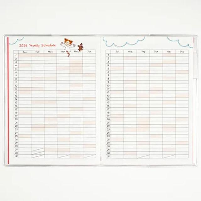 Da08 ココちゃん サカモトリョウ 2026 A6 手帳 ユニコーン 1384 < 女性ファッション Da08 ココちゃん サカモトリョウ 2026 A6 手帳 ユニコーン 1384 < 女性ファッションの