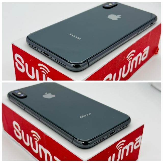 B 100% iPhone X 64 GB SIM�t���[ �u���b�N �{�� �� �Ɠd/AV�� 
