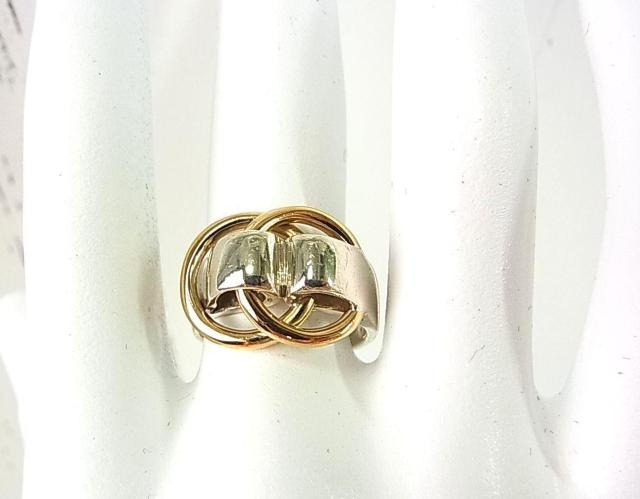 ���K�i �Ǖi HERMES �G�����X �h�D�U�m�[ �R���r �����O �w�� �V���o�[ Ag925 ��K18 �j�����p �� �u�����h�� 