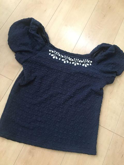 美品 パフスリーブ ビジュートップス < 女性ファッション  美品 パフスリーブ ビジュートップス  < 女性ファッションの