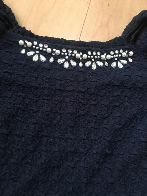 美品 パフスリーブ ビジュートップス < 女性ファッション  美品 パフスリーブ ビジュートップス < 女性ファッションの