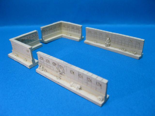 ◆◇◆塀の模型★直線型5.7p2個&L型3.4p×3.4p2個◆◇◆ < ホビー  ◆◇◆塀の模型★直線型5.7p2個&L型3.4p×3.4p2個◆◇◆  < ホビーの