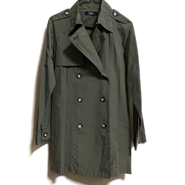 【ほぼ新品】2way薄手トレンチコート/コーディガン/M/5分袖にも! < 女性ファッション  【ほぼ新品】2way薄手トレンチコート/コーディガン/M/5分袖にも! < 女性ファッションの