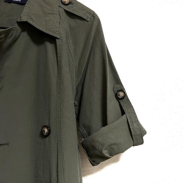 【ほぼ新品】2way薄手トレンチコート/コーディガン/M/5分袖にも! < 女性ファッション  【ほぼ新品】2way薄手トレンチコート/コーディガン/M/5分袖にも! < 女性ファッションの