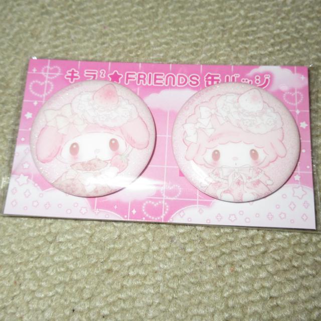 未開封☆マイメロディ&ピアノ*キラキラFRIENDS缶バッジセット*いちご新聞 < アニメ/コミック/キャラクター  未開封☆マイメロディ&ピアノ*キラキラFRIENDS缶バッジセット*いちご新聞  < アニメ/コミック/キャラクターの