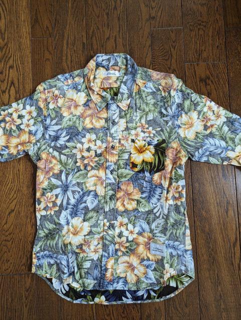 Scheine Urbane Pleasure シャイナ アーバン プレジャー アロハ風シャツ リバースプリント < 男性ファッション  Scheine Urbane Pleasure シャイナ アーバン プレジャー アロハ風シャツ リバースプリント  < 男性ファッションの