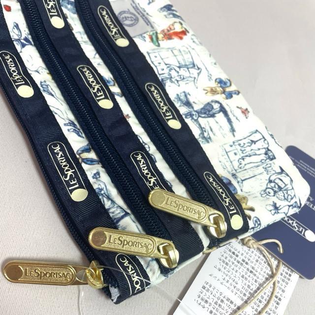 ★新品未使用★LeSportsac レスポートサック ピーターズトワルドジュイ 3つ収納 ポーチ 7158 送料無料 < 女性ファッション  ★新品未使用★LeSportsac レスポートサック ピーターズトワルドジュイ 3つ収納 ポーチ 7158 送料無料 < 女性ファッションの